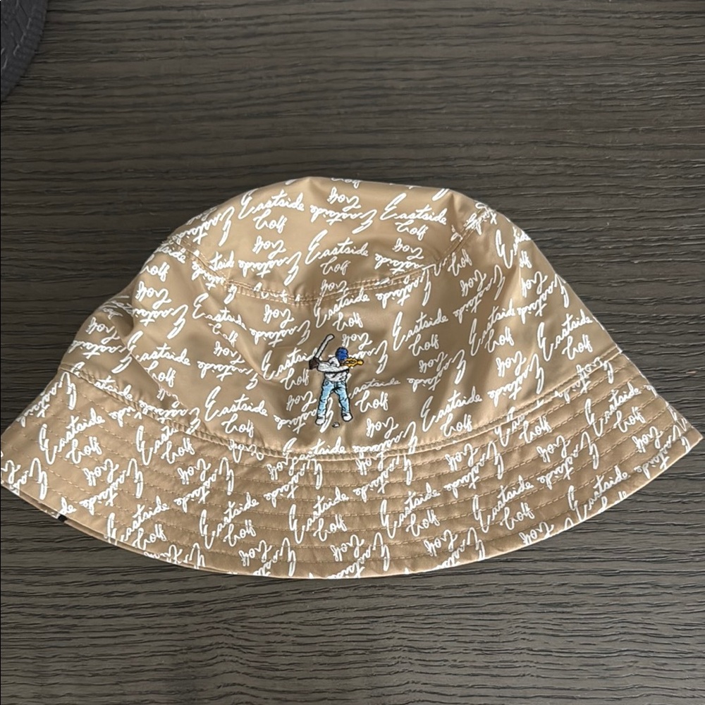 Tan Eastside Golf Bucket Hat